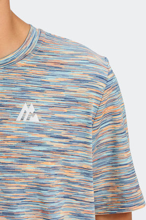 Boys Trail T-Shirt - Blue/Green/Orange