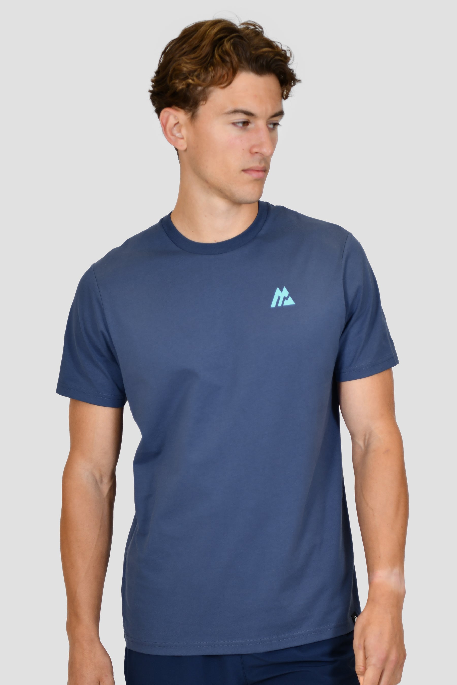 Men's Active T-Shirt - Greyed Indigo