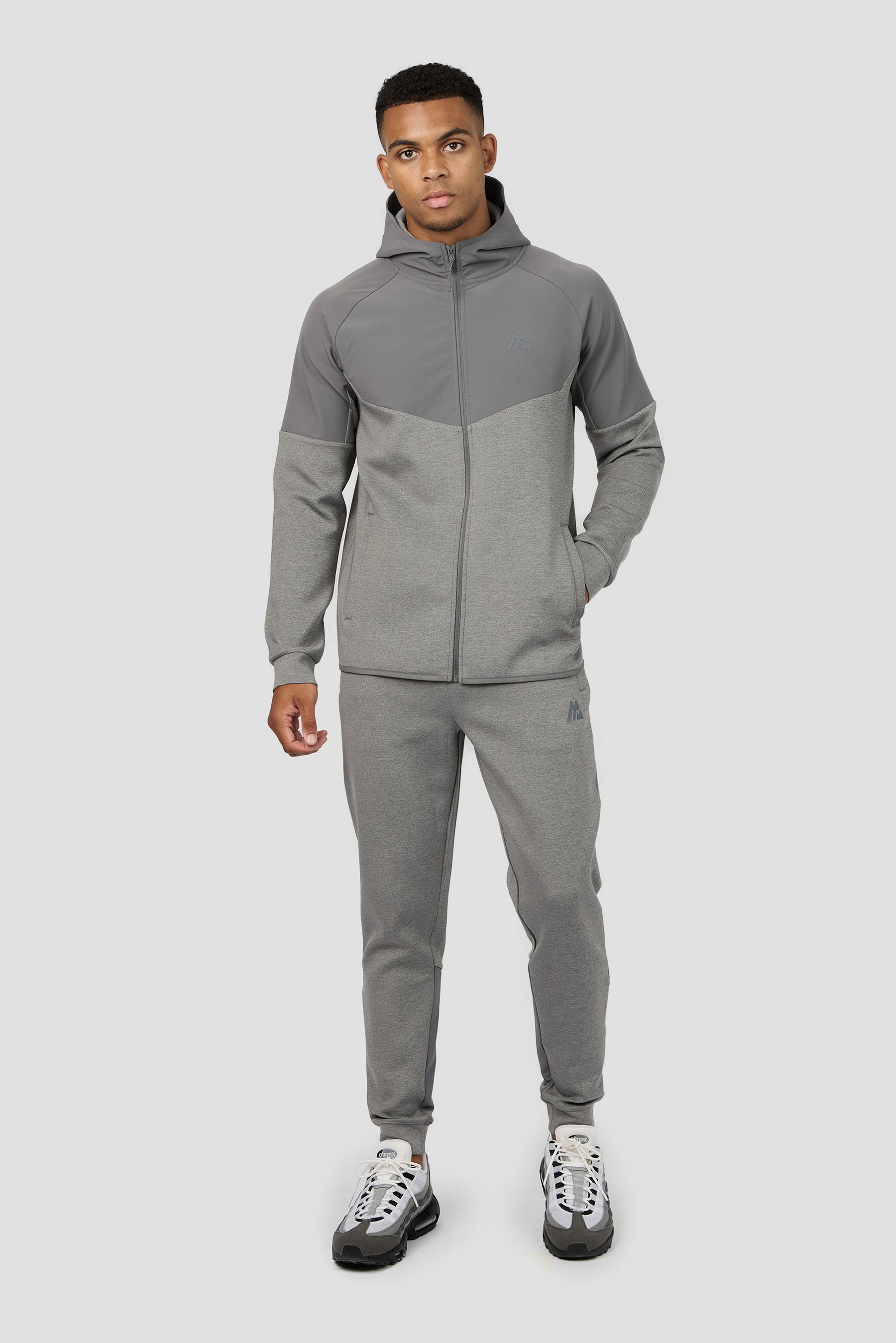 Recover Fleece Hood - Cement Grey
