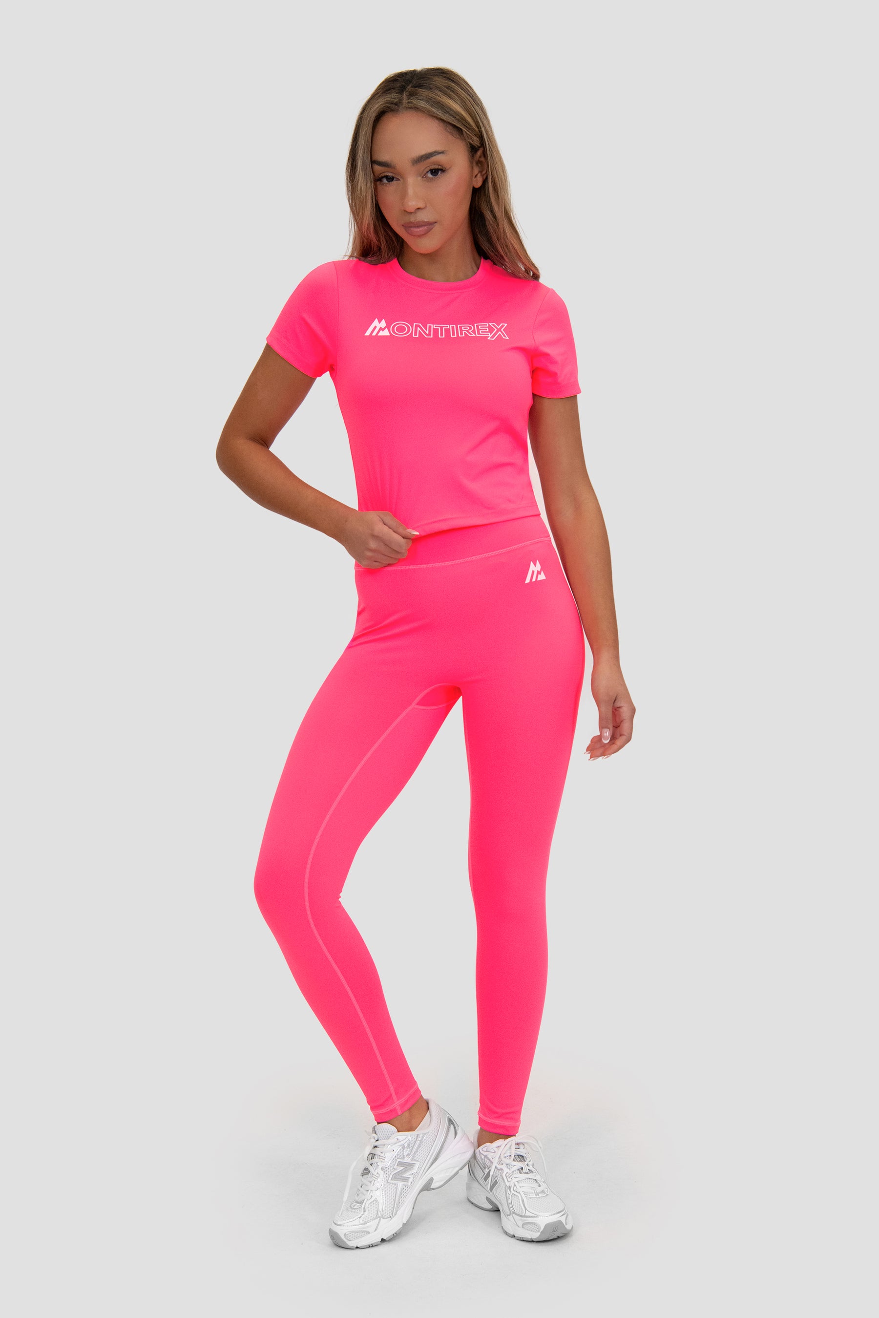 Limit Legging - Neon Pink/Silk Pink