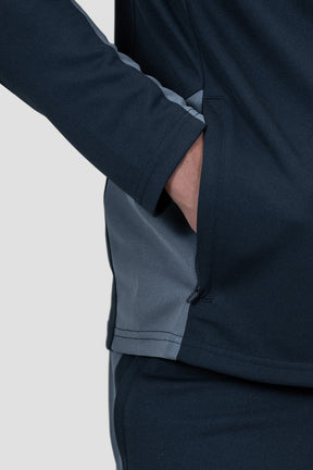 Men's Agility Tracksuit - Greyed Indigo/Midnight Blue