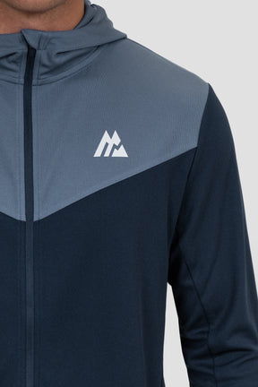 Men's Agility Tracksuit - Greyed Indigo/Midnight Blue