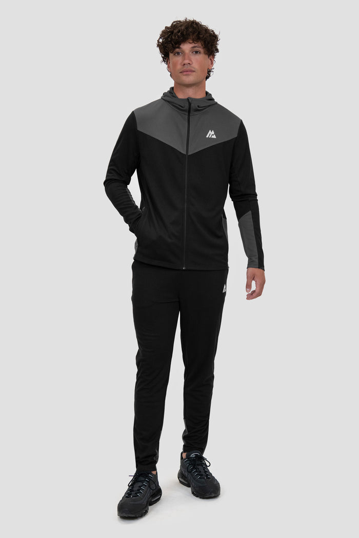 Men's Agility Tracksuit - Black/Asphalt