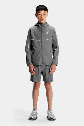 Boys Ignite Windbreaker - Cement Grey/Duck Egg