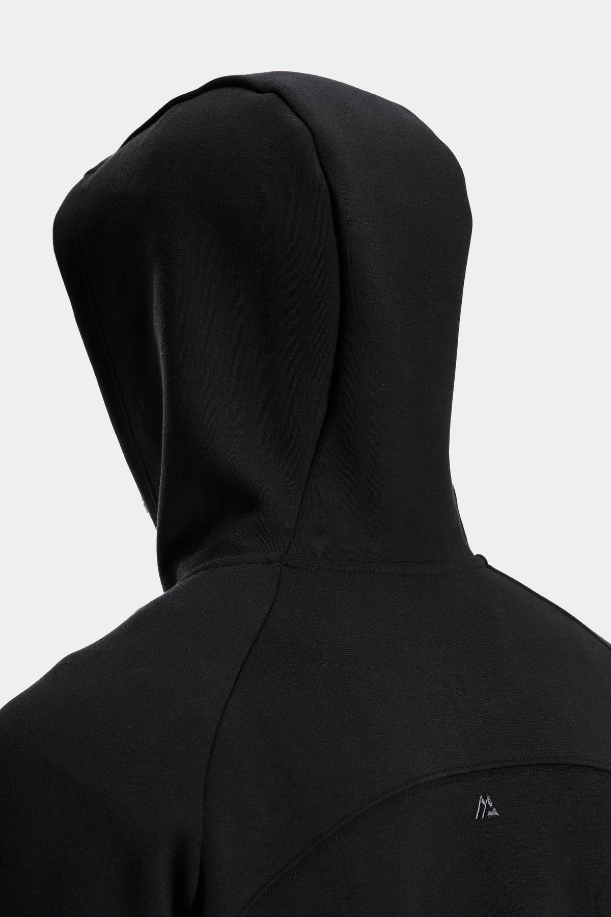 Alpex Hood - Black — Oversized fit with a hooded design.