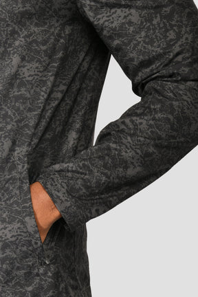 Men's Alto Printed Jacket - Jet Grey/Black