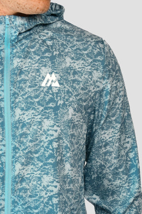 Men's Alto Printed Jacket - Moonstone/Steel Blue