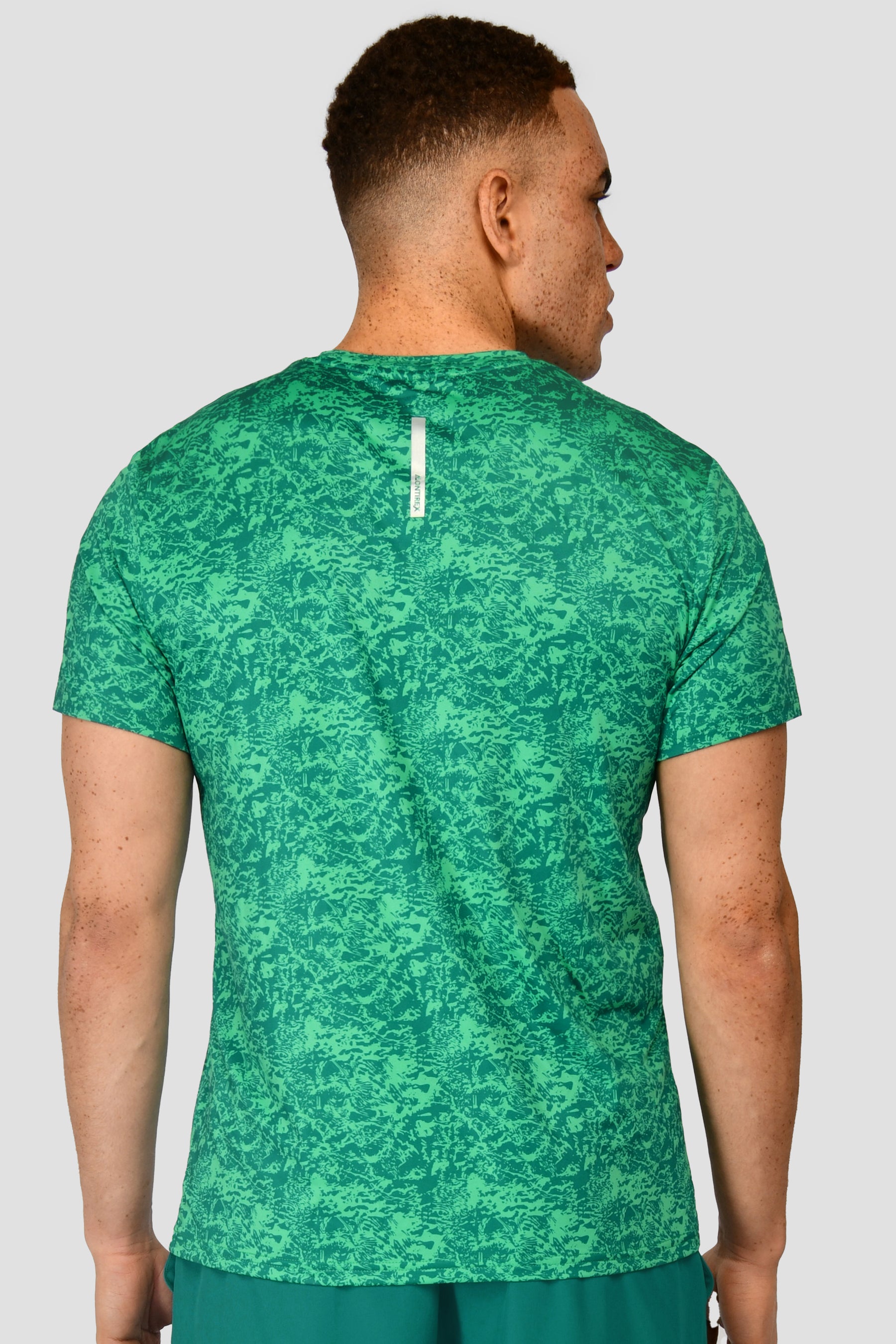 Men's Alto Printed T-Shirt - Mountain Meadow/Deep Sea
