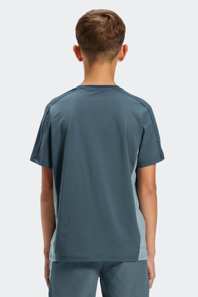 Boys Altrus T-Shirt - Thunder Blue/Stone Blue/Pebble Blue