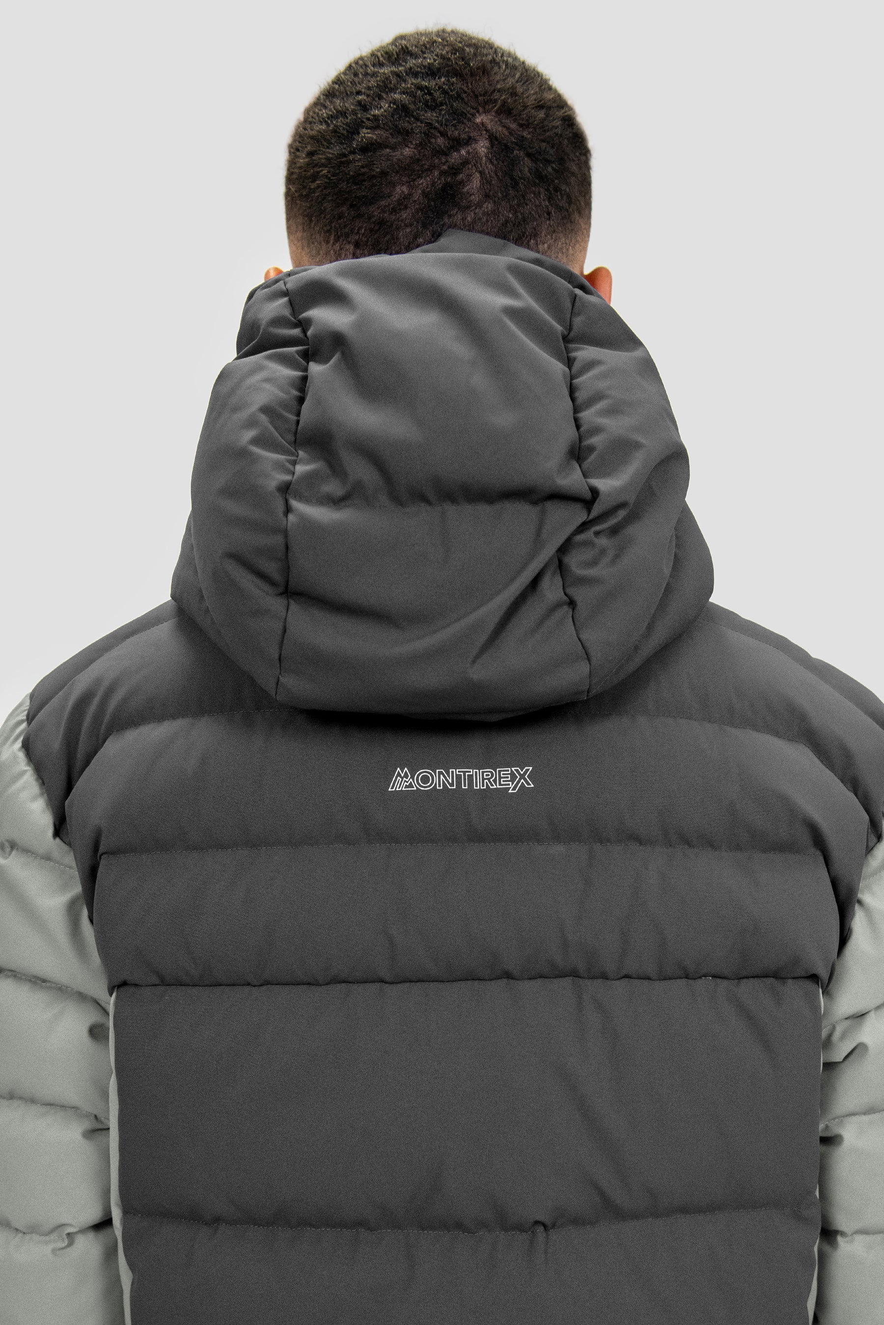 Men's Amble Down Jacket - Jet Grey/Platinum Grey