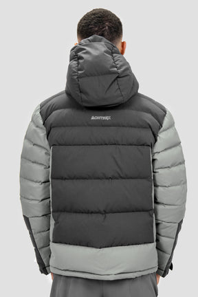 Men's Amble Down Jacket - Jet Grey/Platinum Grey