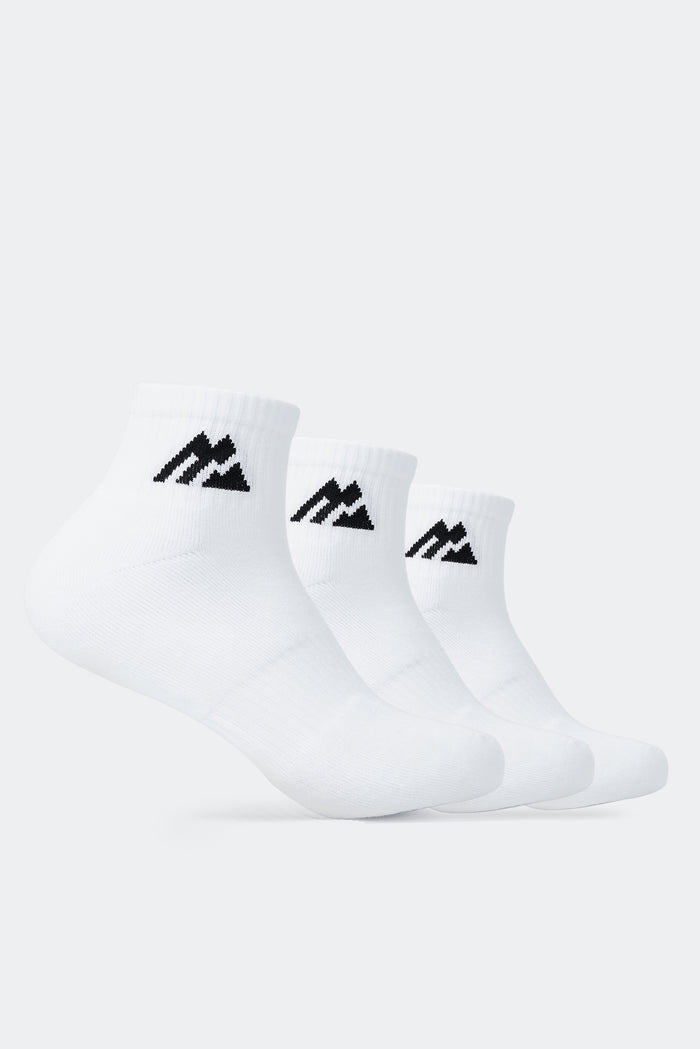 Calcetines tobilleros 3 pack - Blanco