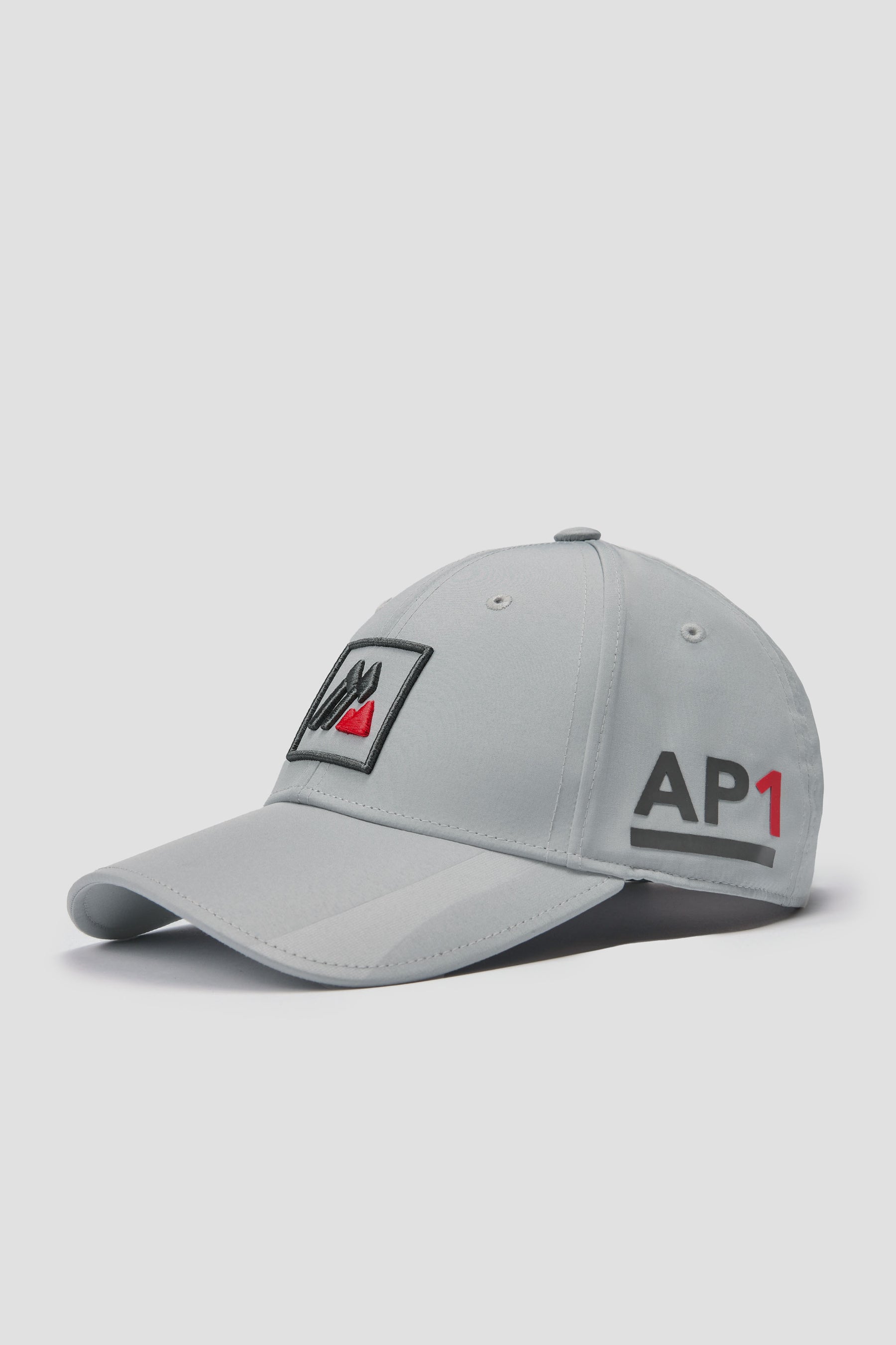 AP1 Tech Cap - Platinum Grey/Jet Grey/Cardinal Red
