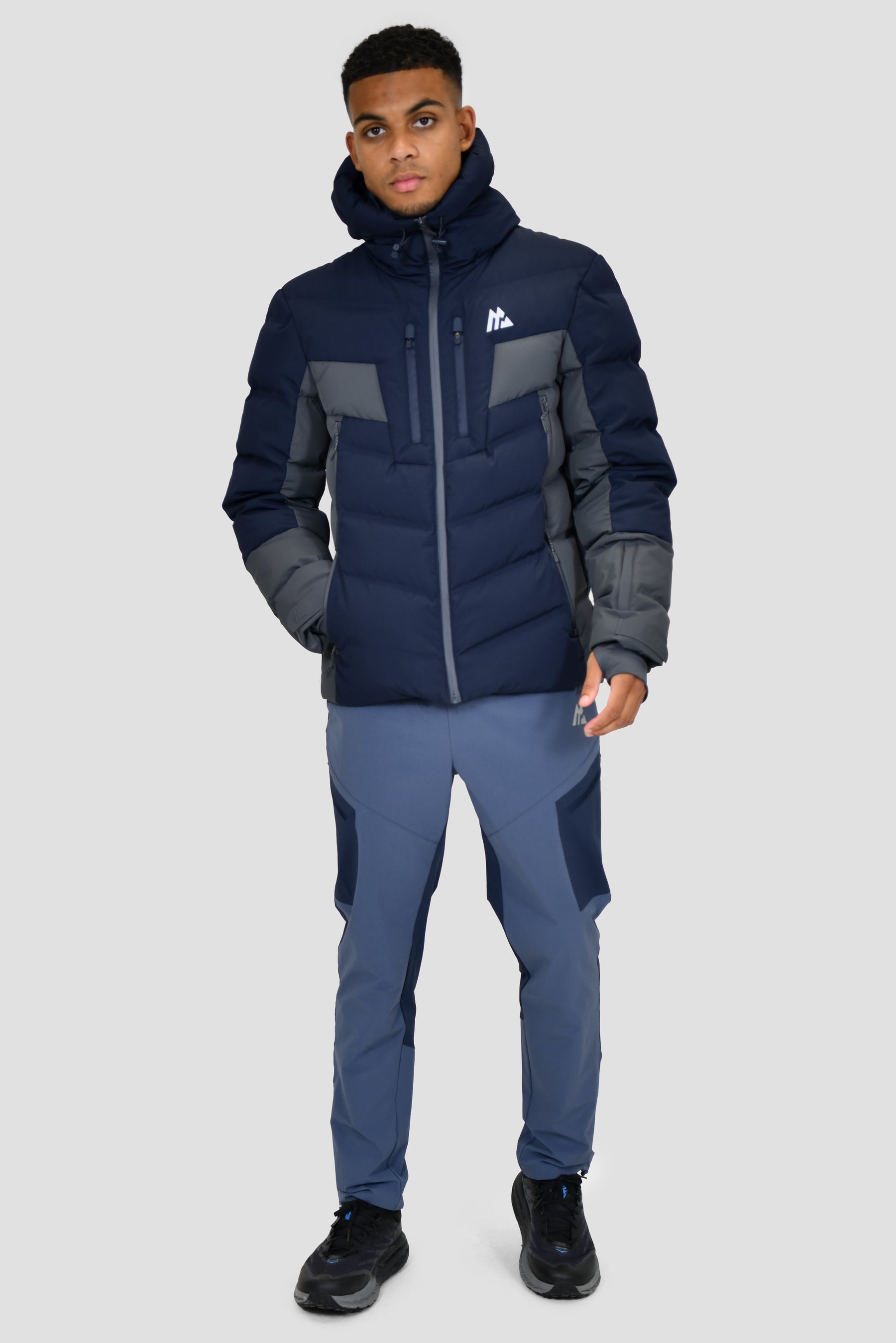 Arcs Down Jacket - Midnight Blue/Slate Grey