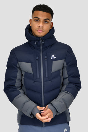 Arcs Down Jacket - Midnight Blue/Slate Grey