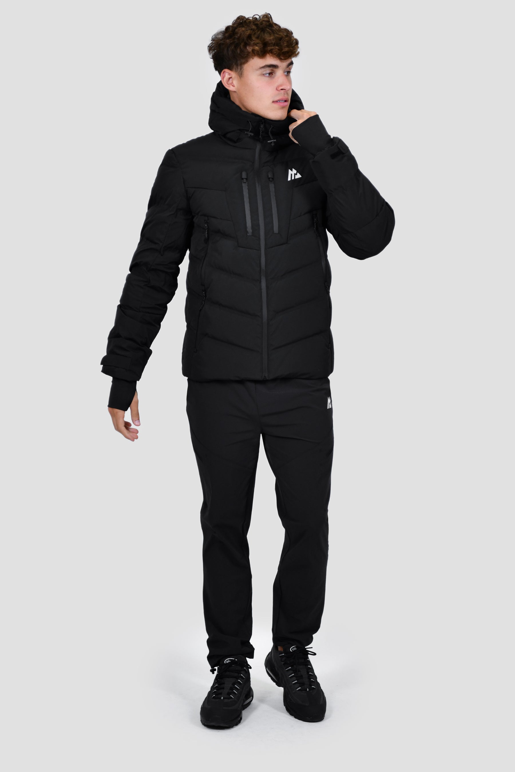 Men's Arcs Down Jacket - Black