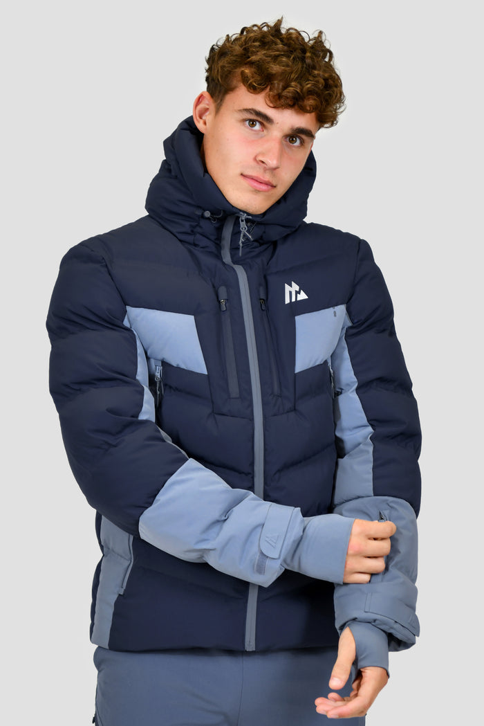 Men's Arcs Down Jacket - Midnight Blue/Deep Blue