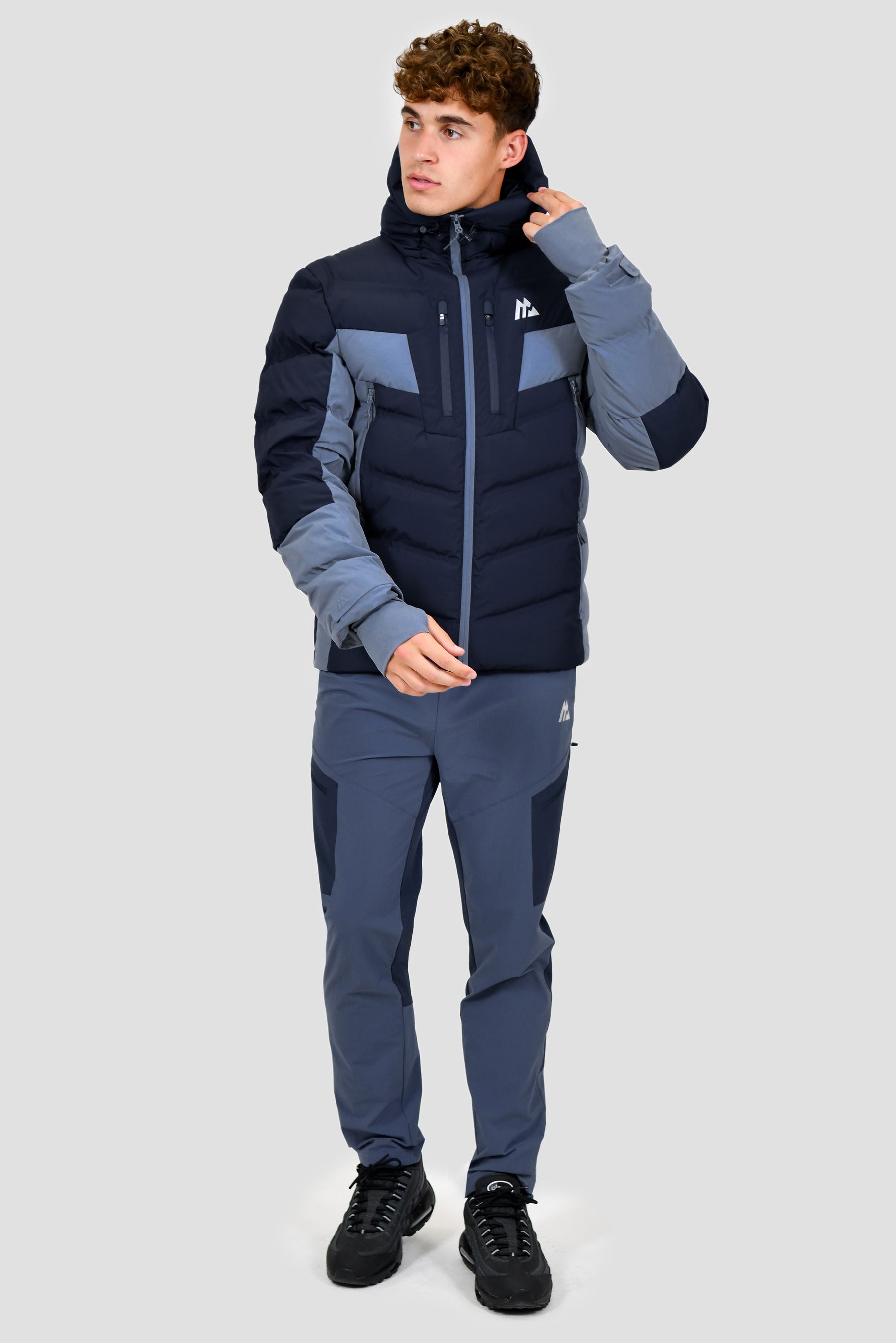 Men's Arcs Down Jacket - Midnight Blue/Deep Blue