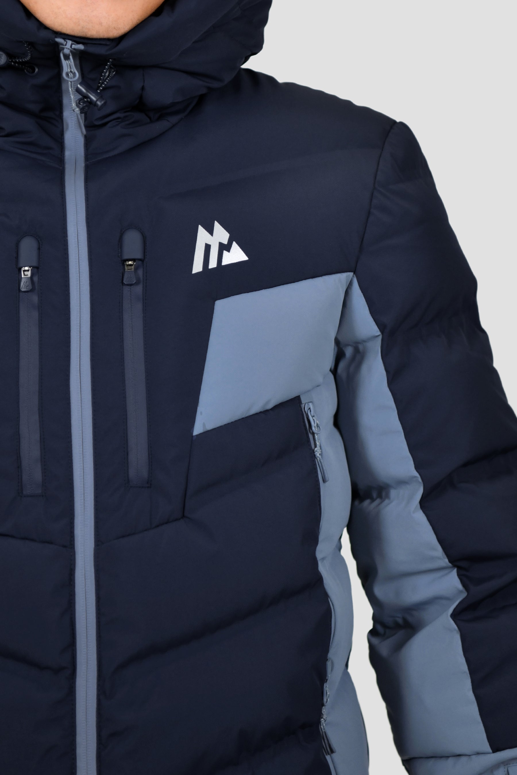 Men's Arcs Down Jacket - Midnight Blue/Deep Blue