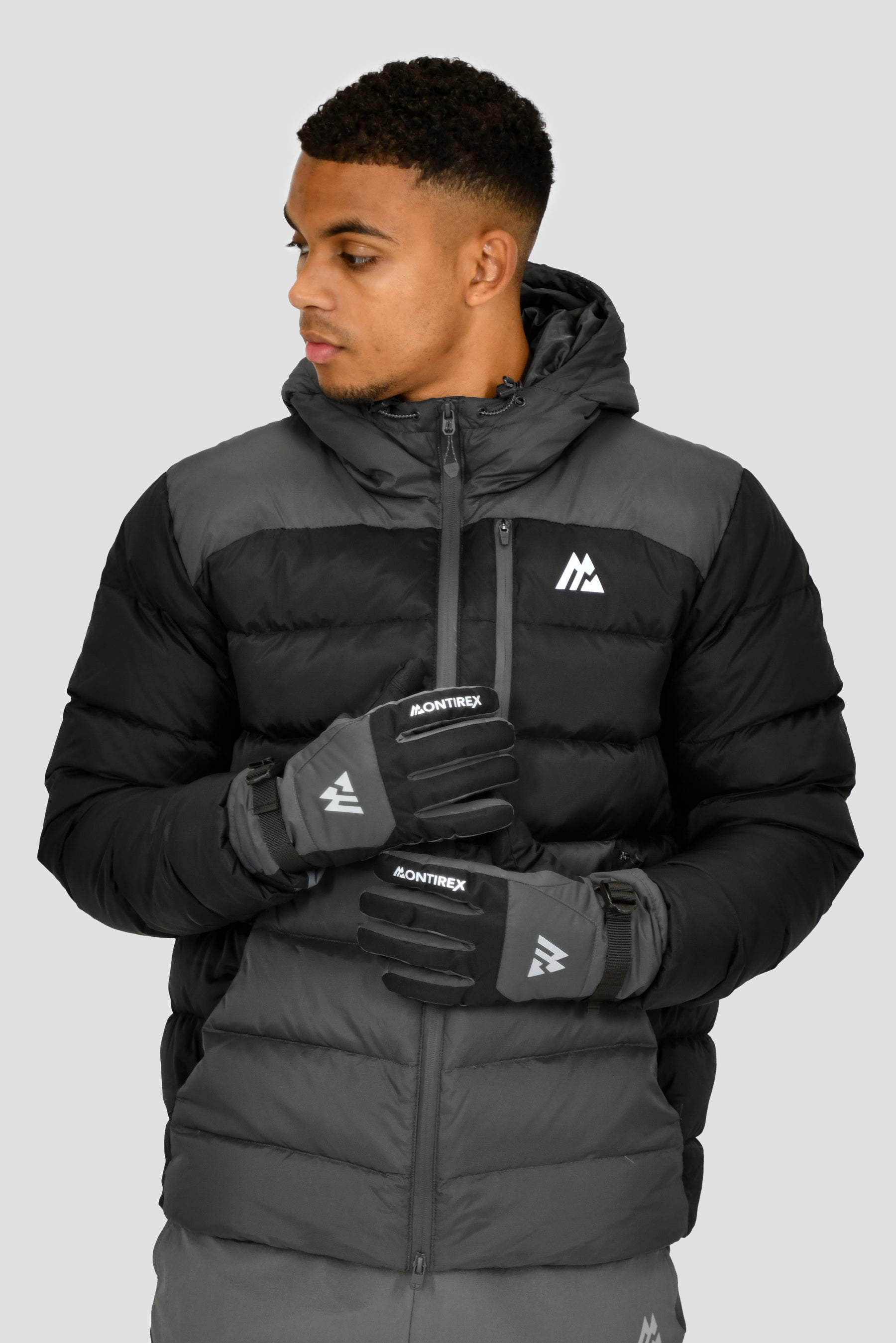 Arcs Ski Glove - Black/Asphalt