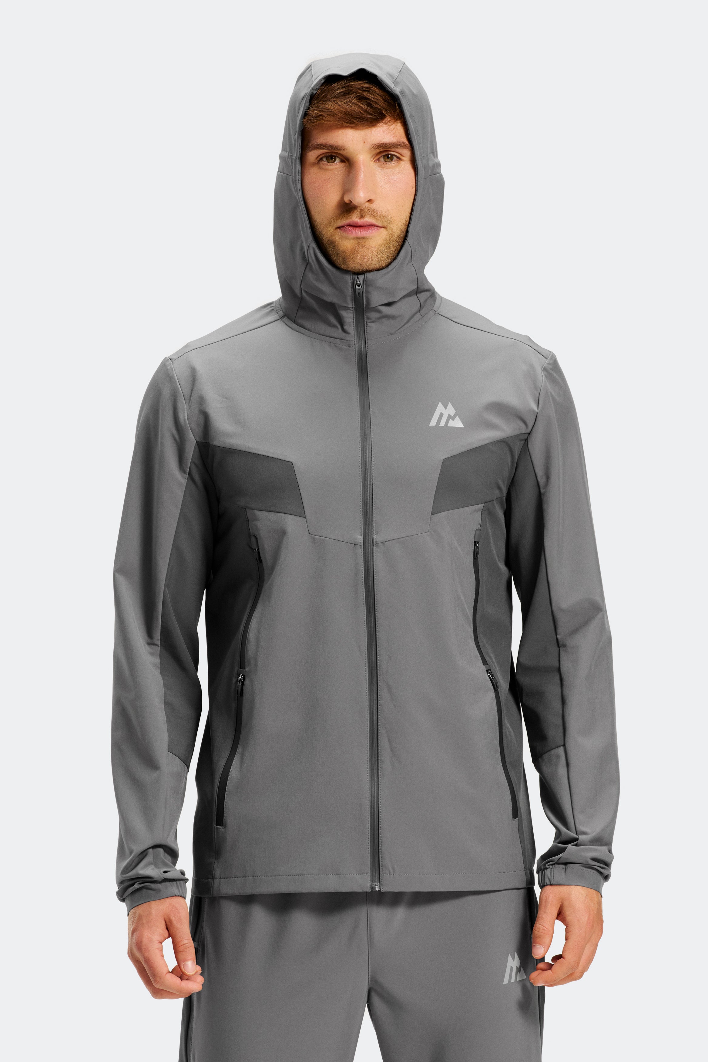 Arcs Jacket Cement Grey by Montirex | Sportswear & Gymwear
