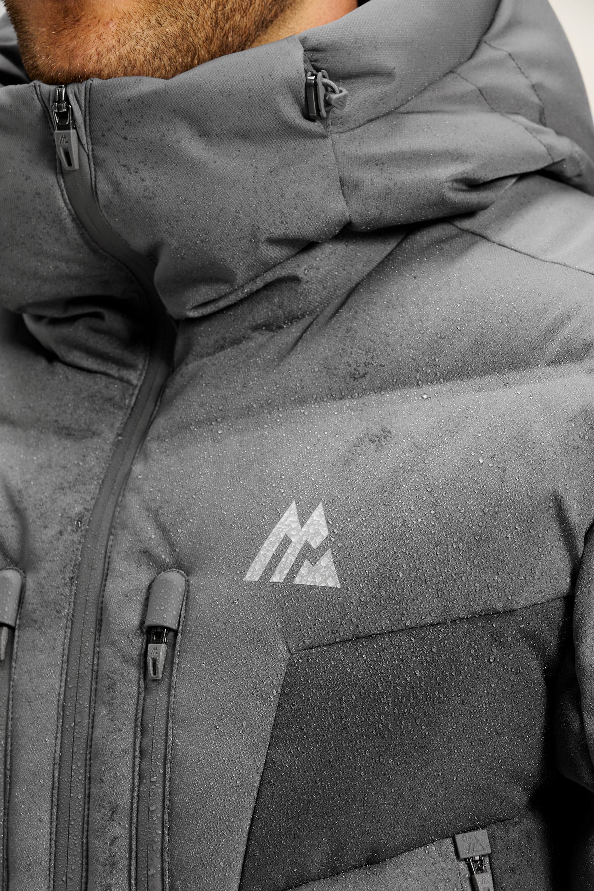 Arcs Down Jacket - Cement Grey/Asphalt