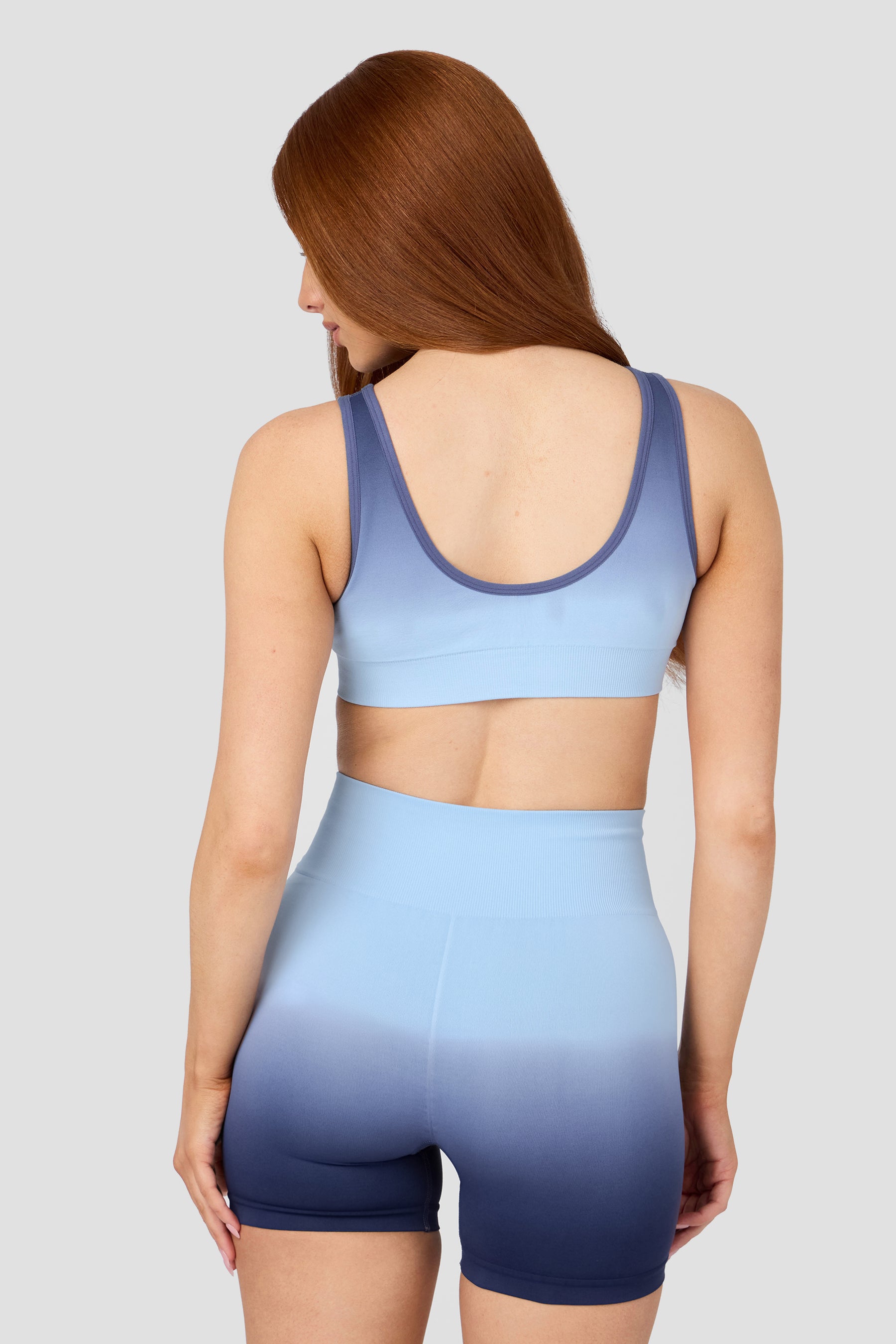 Arise Seamless Bra - Greyed Indigo/Blissful Blue