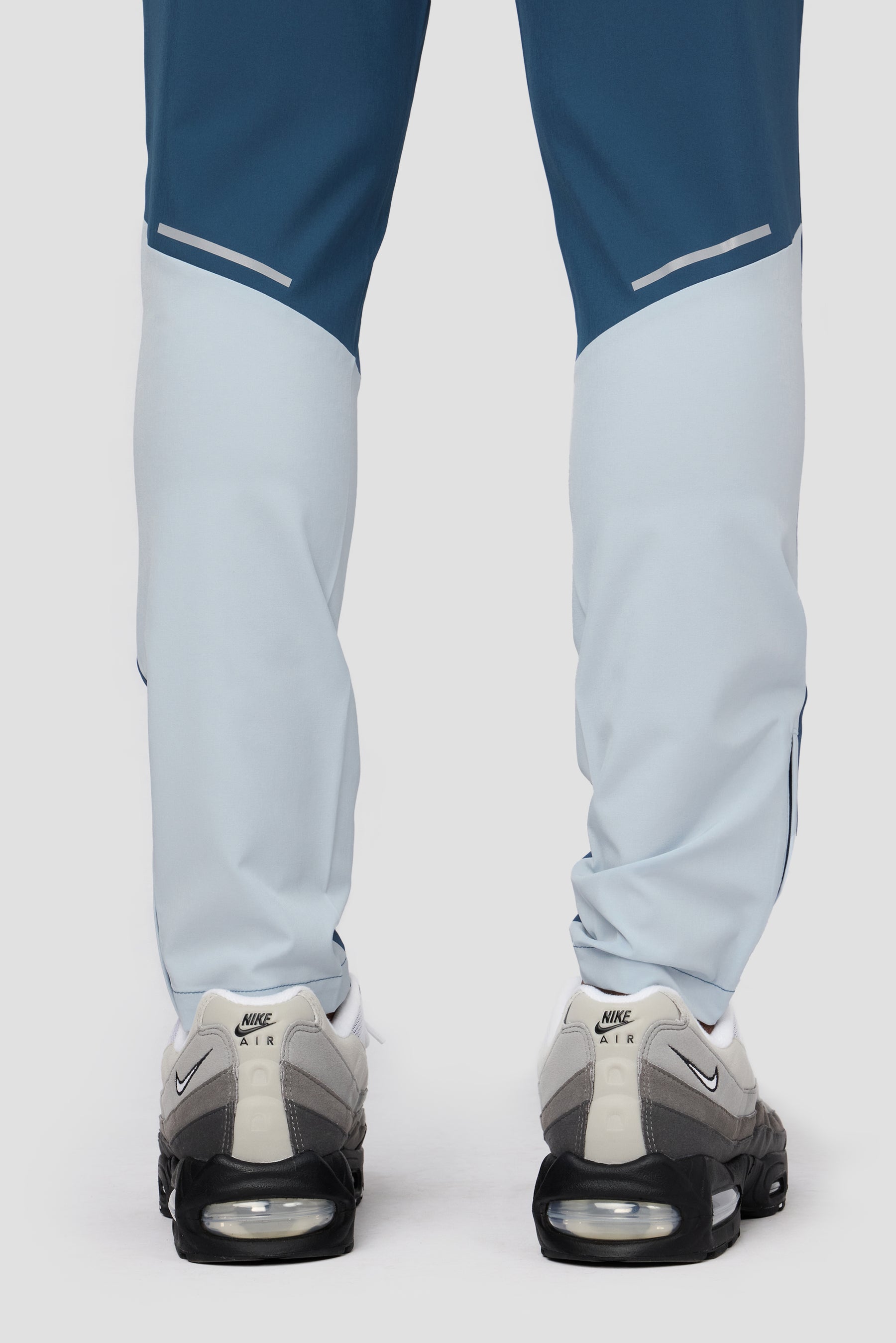Trail Panel Running Pant - Blue/Light Blue Multi