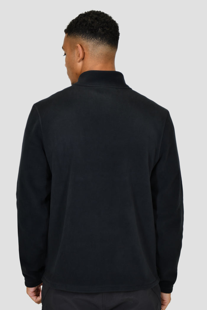 Ascent Polar Fleece 1/4 Zip - Black/Asphalt