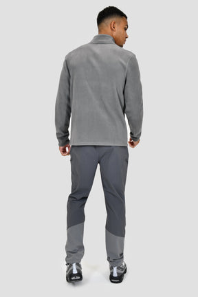 Ascent Polar Fleece 1/4 Zip - Cement Grey/Platinum Grey