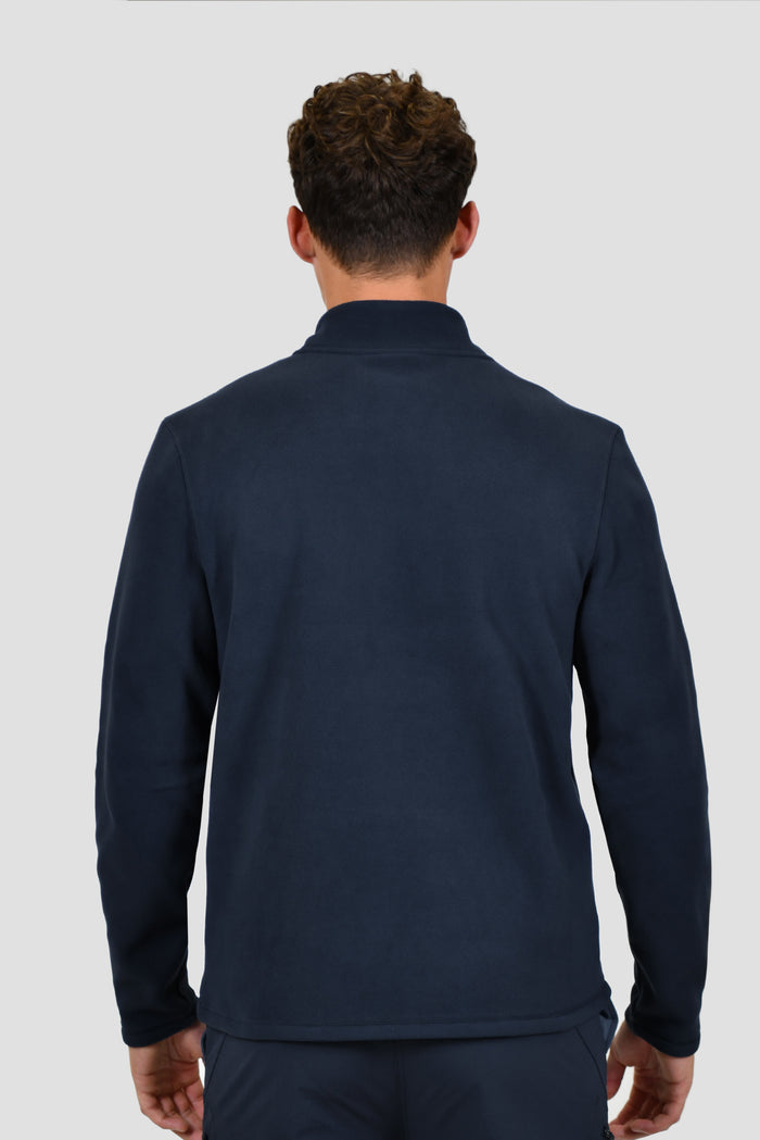 Ascent Polar Fleece 1/4 Zip - Midnight Blue/Oregon Blue