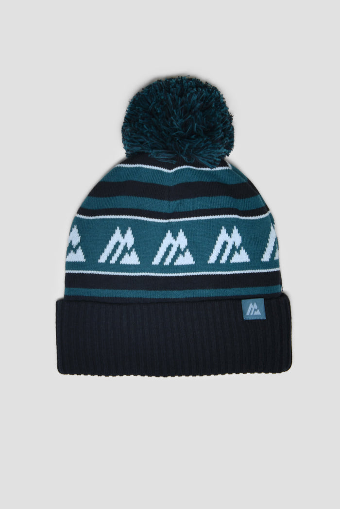 Ascent Pom Beanie - Acropora/Space Blue/Baby Blue