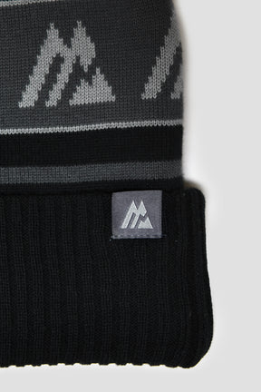 Ascent Pom Beanie - Asphalt/Black/Platinum Grey