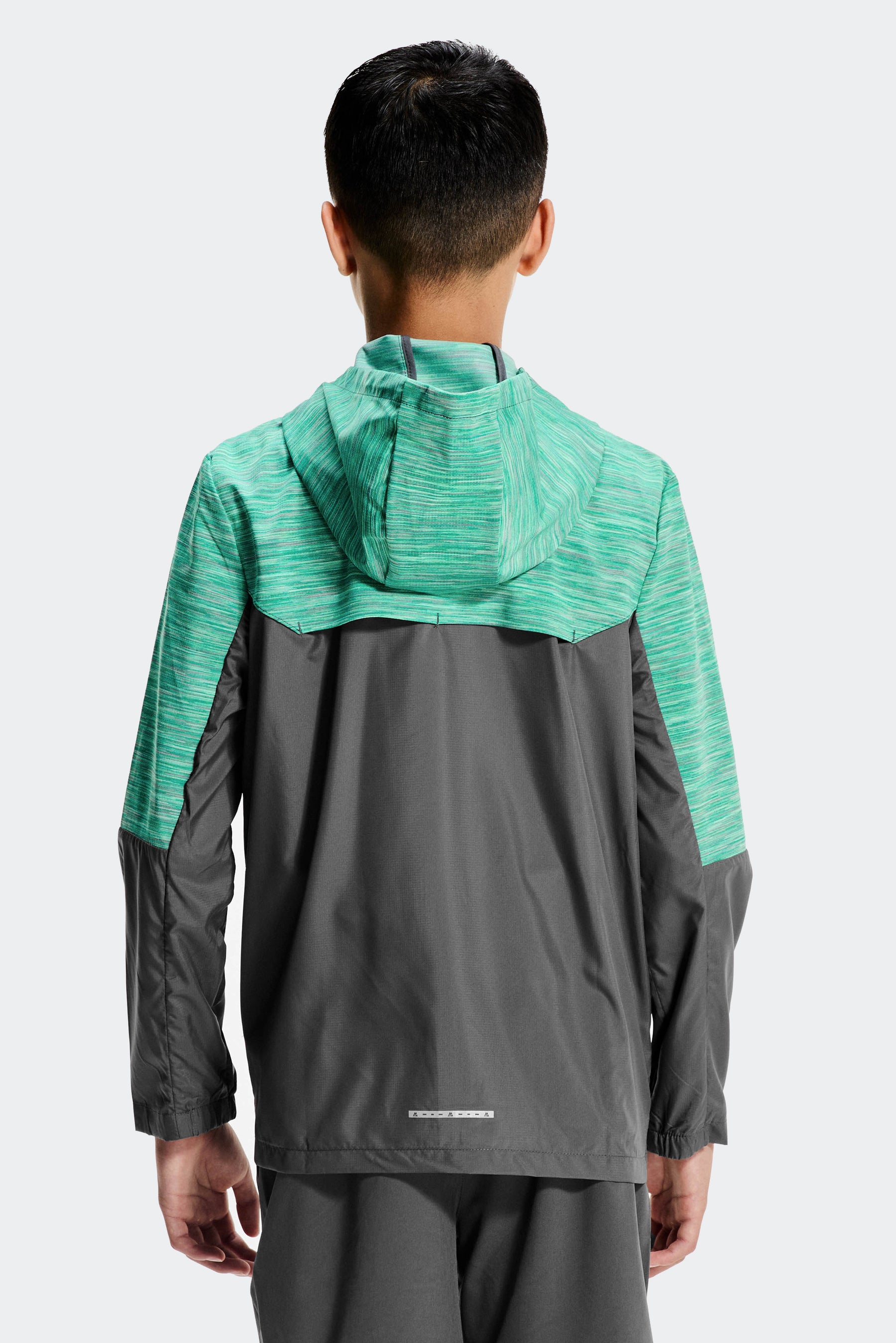 Boys Trail 2.0 Windbreaker - Grey/Jade