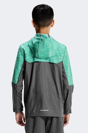 Boys Trail 2.0 Windbreaker - Grey/Jade