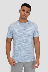 Trail T-Shirt - Grey/White/Blue