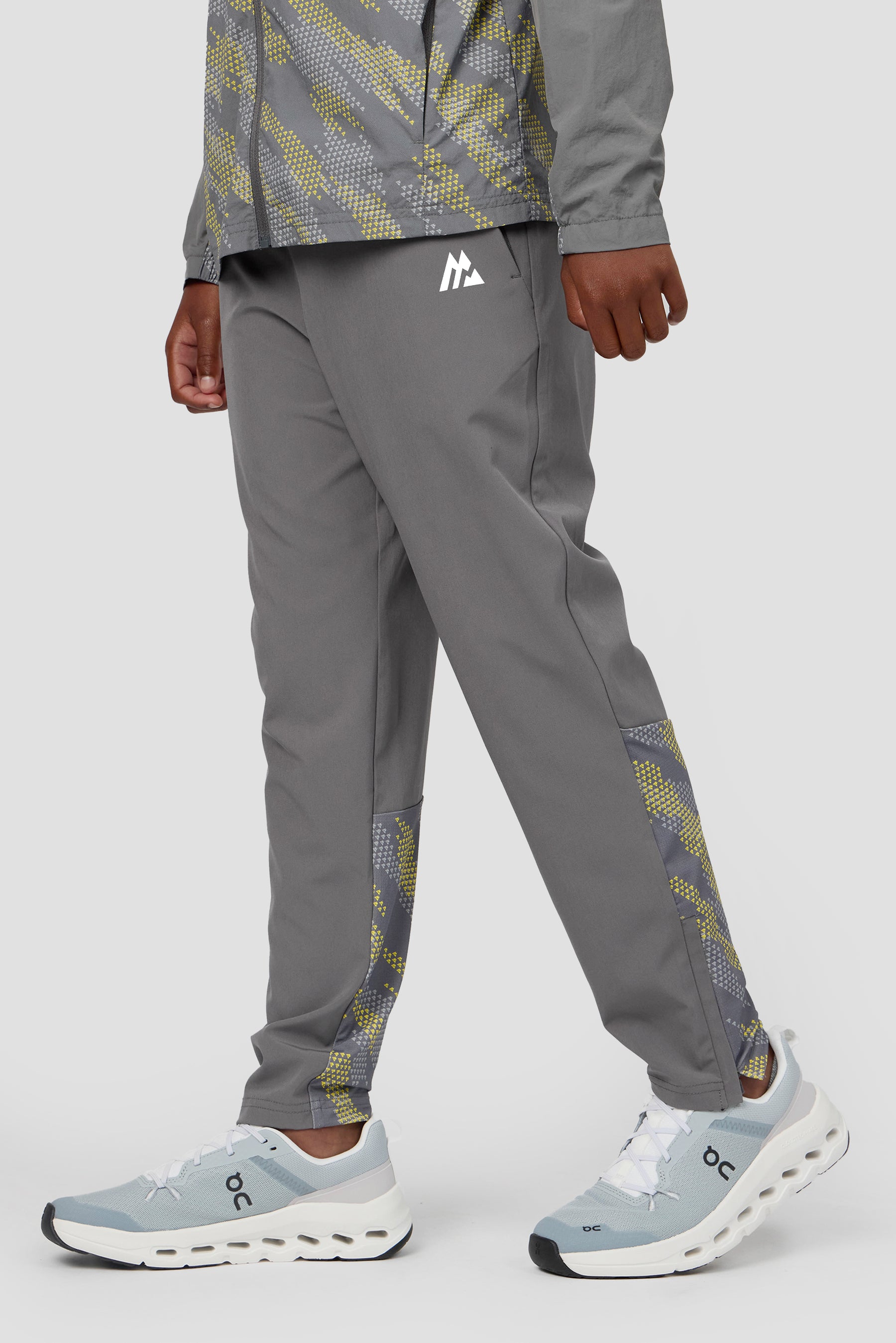 Boys Thera Pant - Cement Grey/Platinum Grey/OG Neon