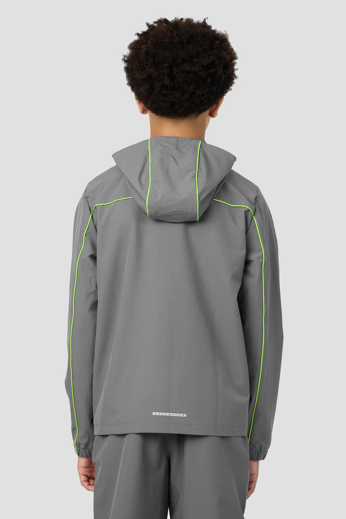 Boys Kinetic Jacket - Cement Grey/Apple