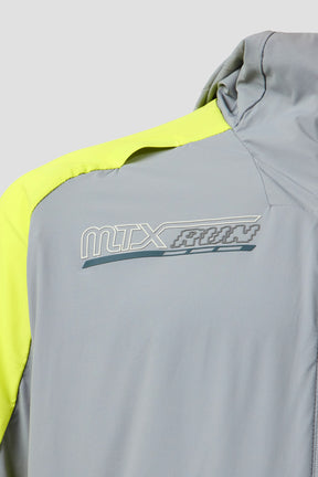 MTX Run Turbo Jacket - Platinum Grey/Electric Lime