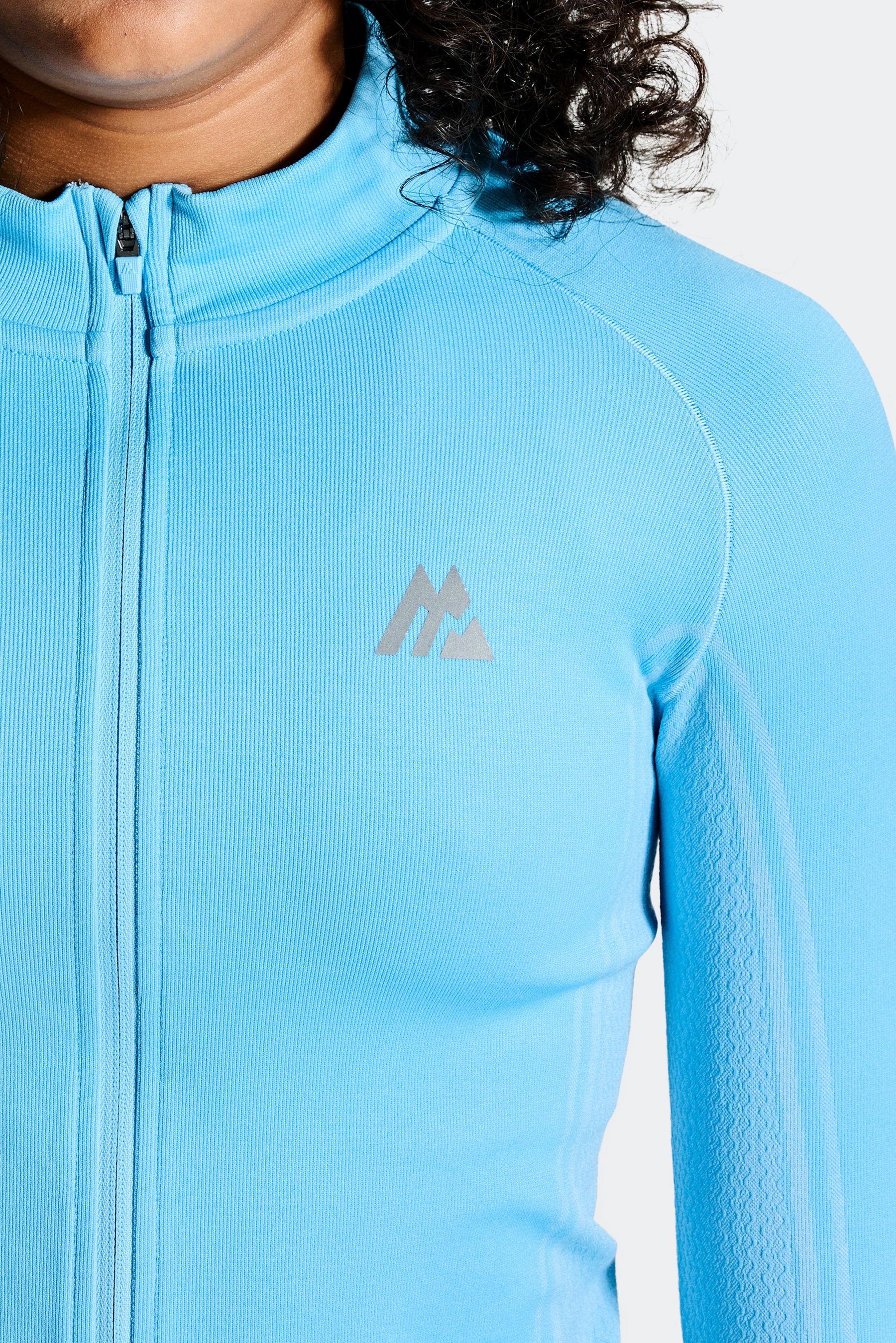 Girls Harmony Full Zip - Seashell Blue/Misty Blue