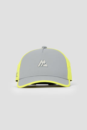 MTX Run Turbo Cap - Platinum Grey/Electric Lime