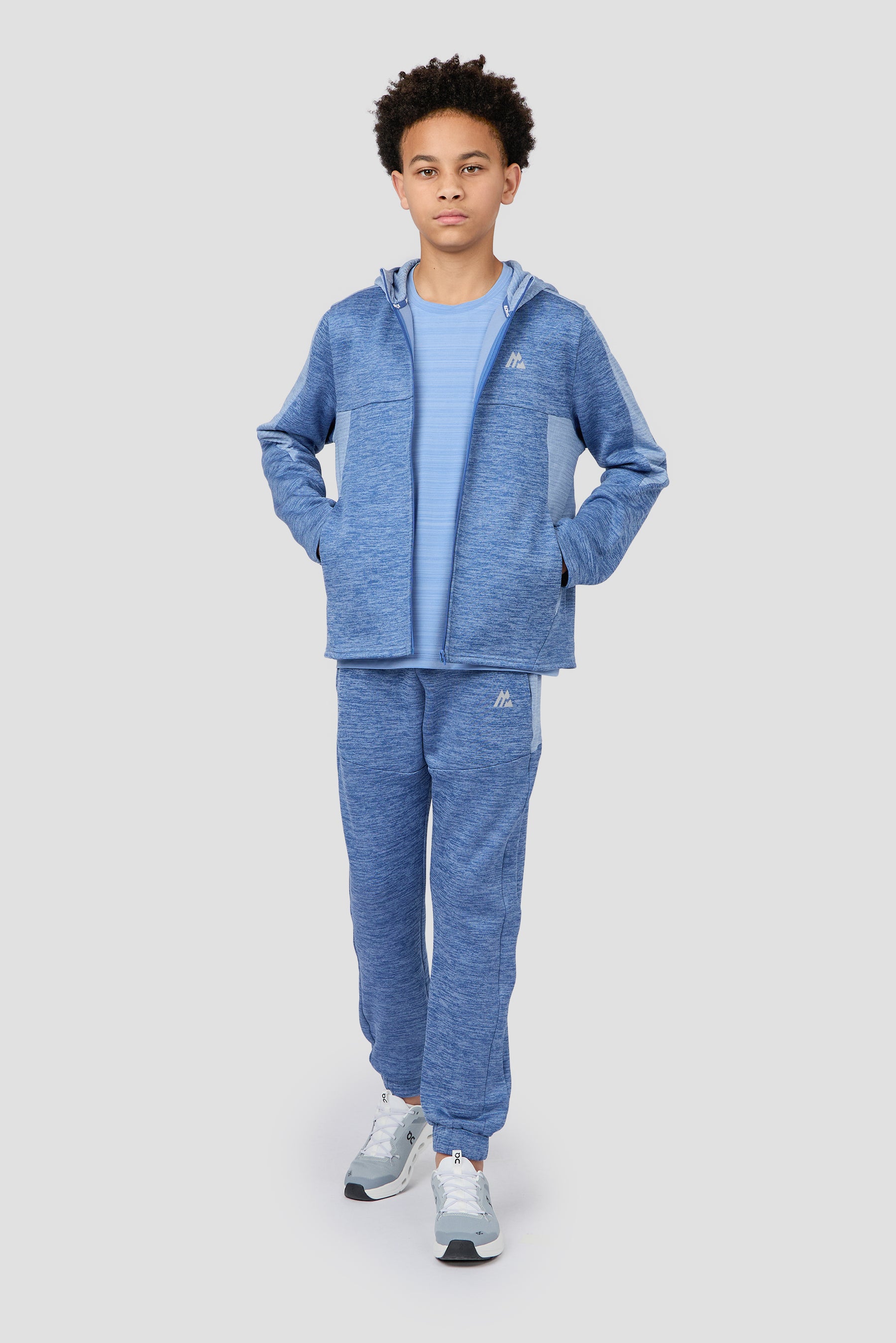 Boys Vantage Hood - Charcoal Blue/Cloudy Blue