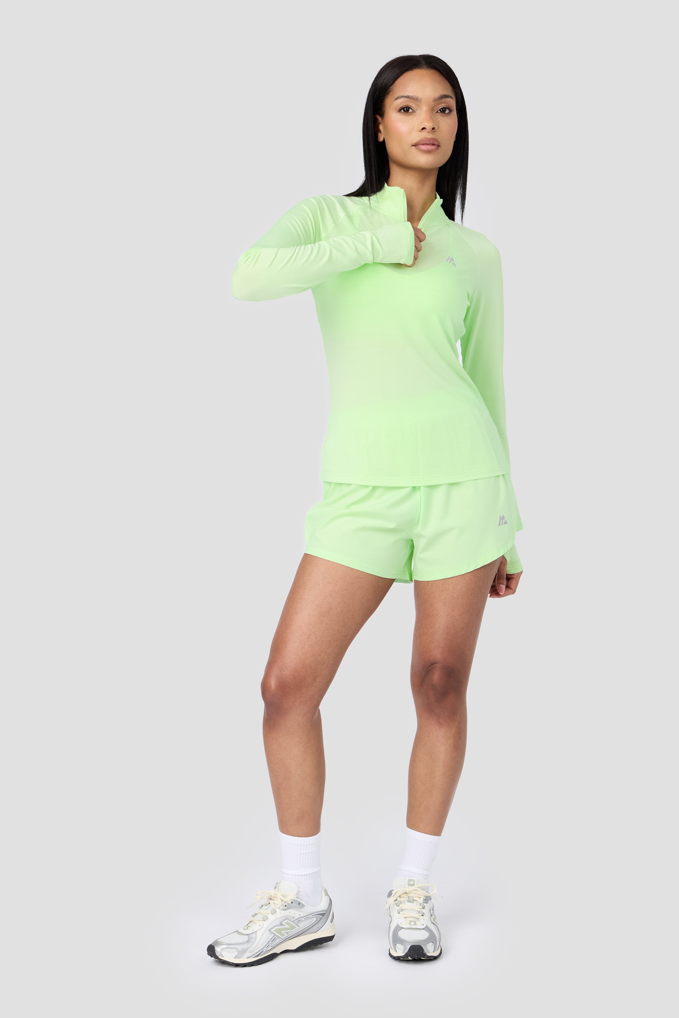 マナラ Breathe 1/4 Zip - Iced Matcha | Montirex Gymwear & Sportswear