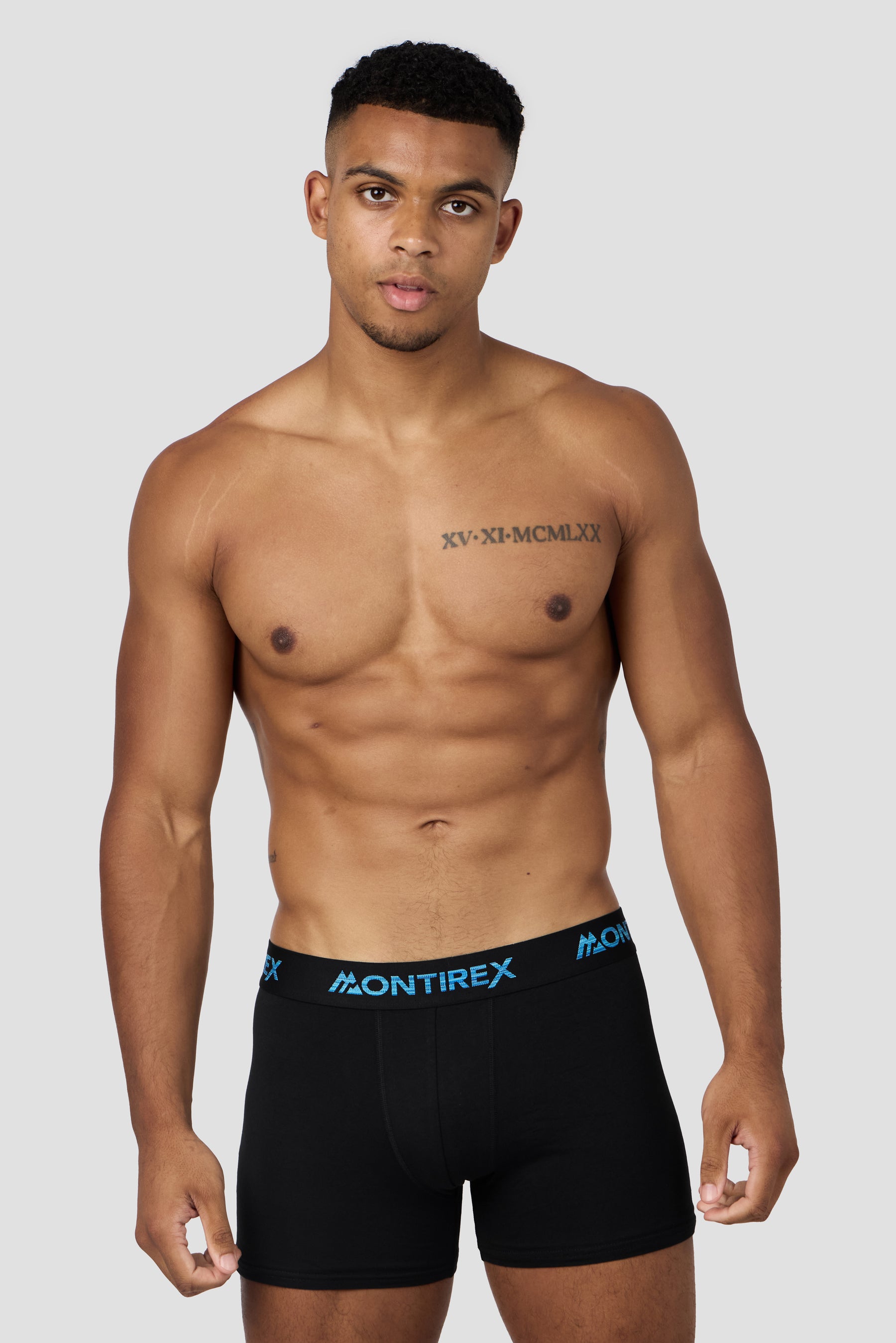 3 Pack Trail Boxer - Black/Red/Green/Blue