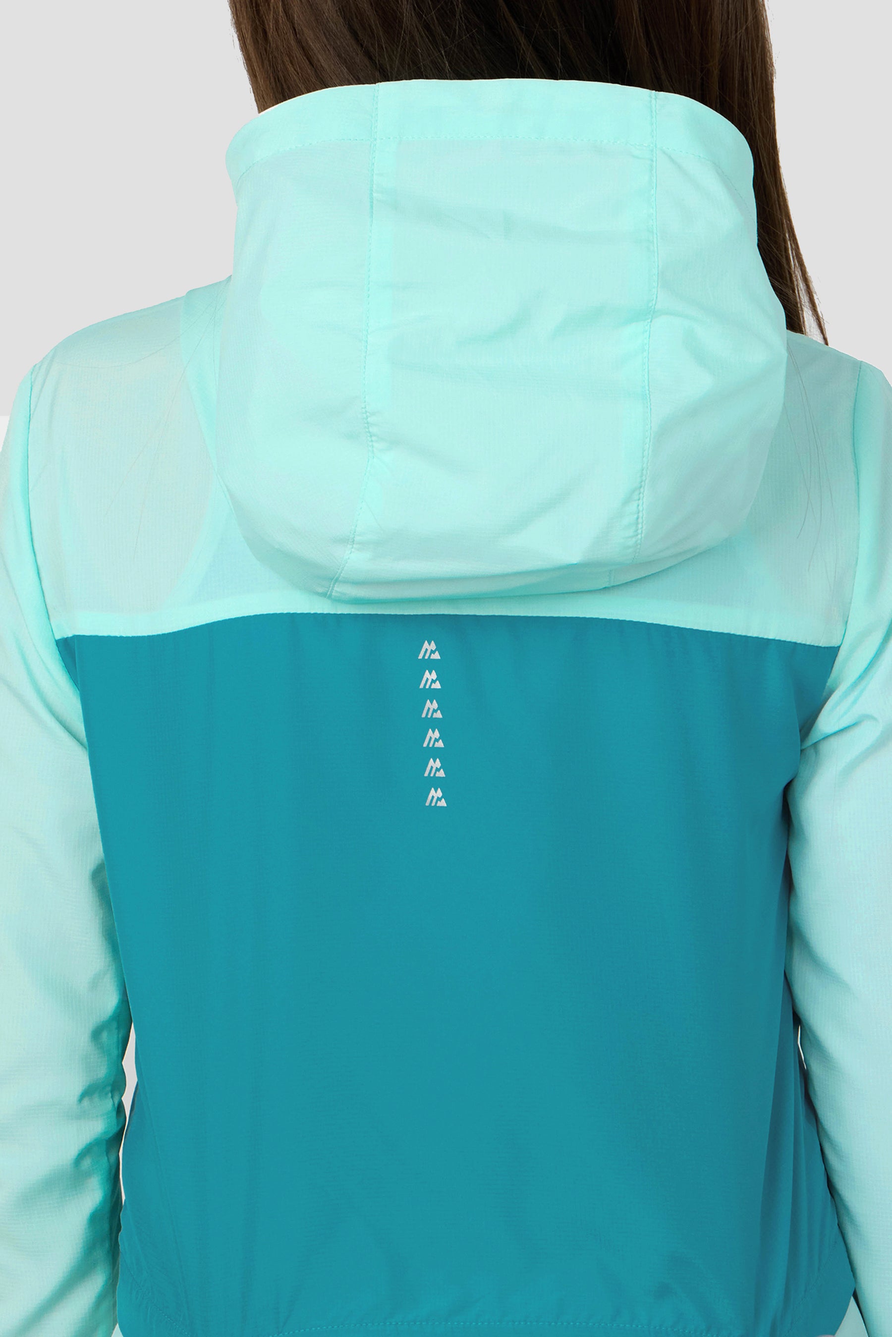Girls Pace 2.0 Windbreaker - Arctic Blue/Pacific