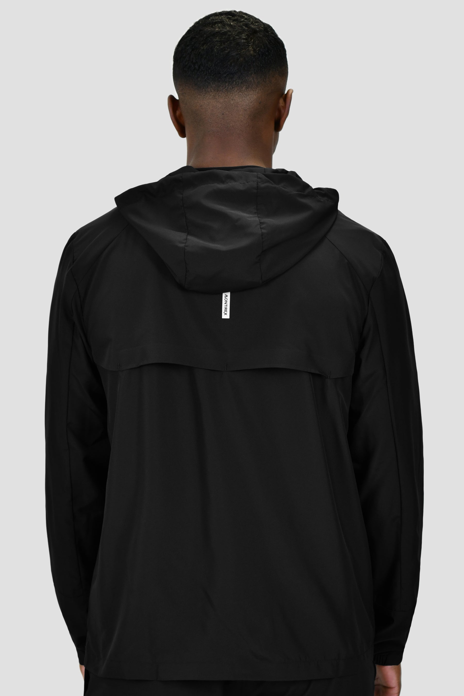 Black windbreaker without hood hotsell