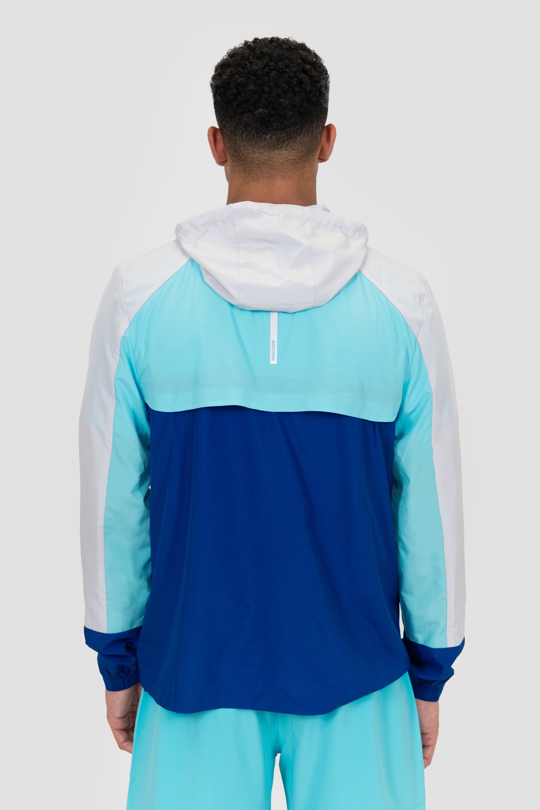 Breeze Windbreaker - Light Smoke Grey/Neon Sky/Marine Blue