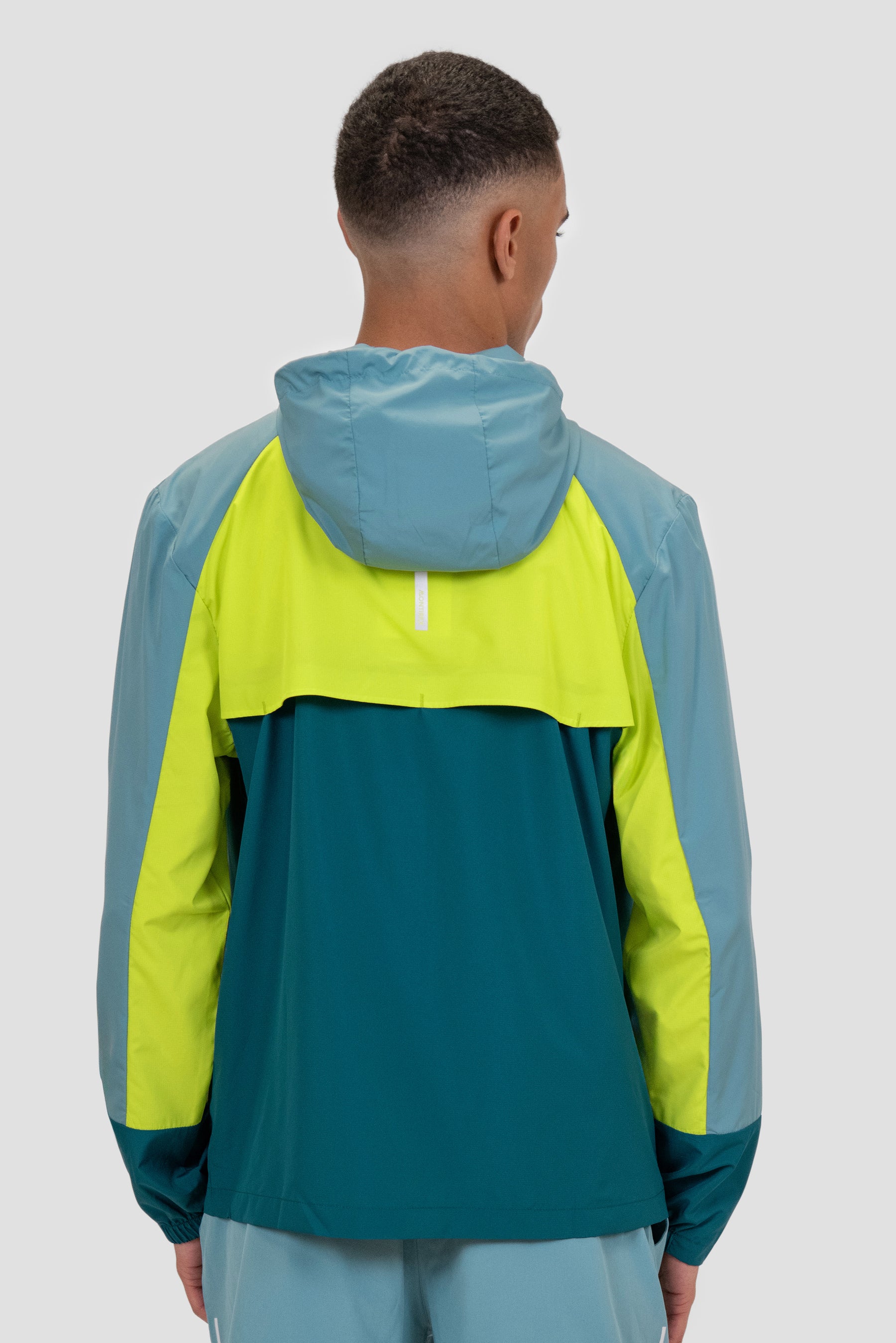 Breeze Windbreaker - Dry Smoke/Electric Lime/Acropora