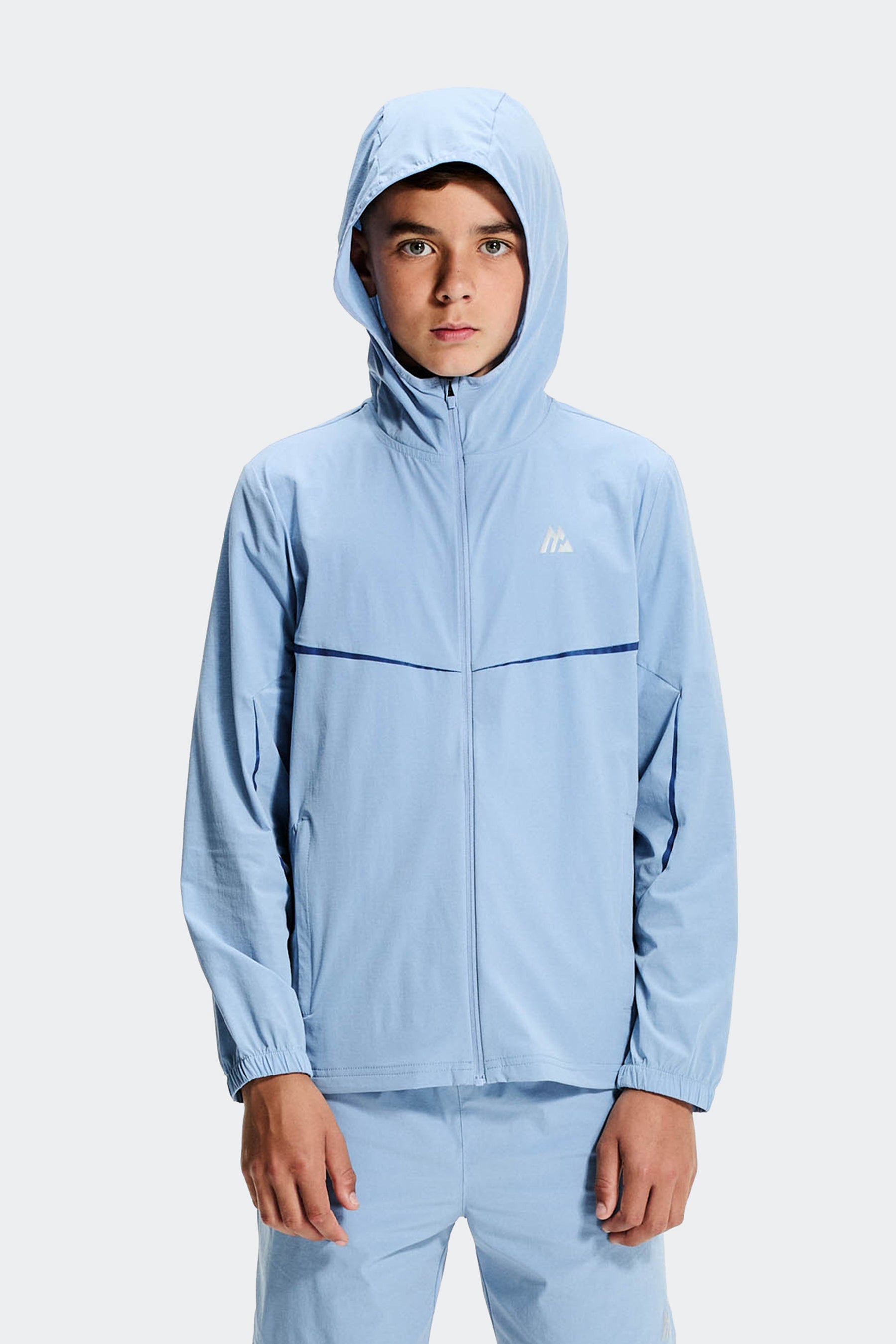 Boys Ignite Windbreaker - Cloudy Sky/Marine Blue