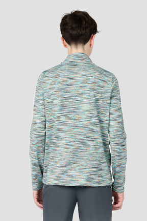 Boys Trail 1/4 Zip - Pastel Multi/Black